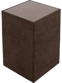 Goossens Hocker Nomade Toendra, Hocker met inleg glasblad