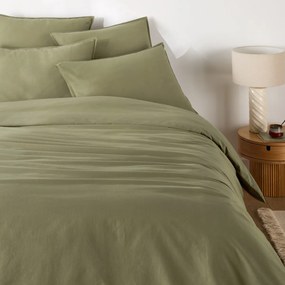 Effen dekbedovertrek in gewassen katoen, Scenario