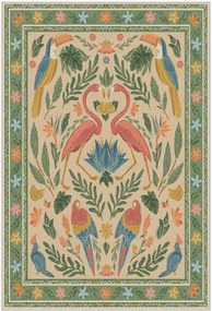 Wasbaar chenille vloerkleed Birds of a Feather van Iris Apfel