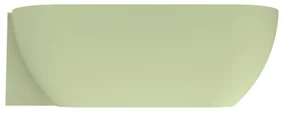 Arcqua Havana Halfvrijstaand Bad - 170x80cm - links - mat pastel groen BAD707342