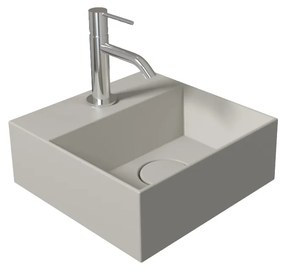 Salenzi Spy Fontein met clickwaste 30x30 cm mat grijs