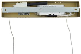 Design hanglamp goud langwerpig 3-staps dimbaar - Krisscross