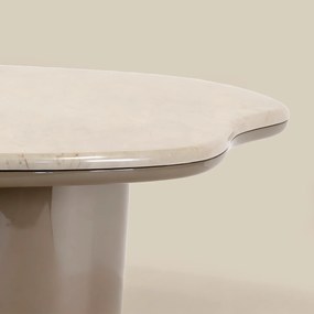 Salontafel Hoogglans Marmer Organisch - 100 X 76cm.