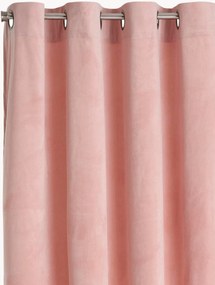 Fluwelen dim-out gordijnen Nora met ringen, 2-delig, B 140 cm