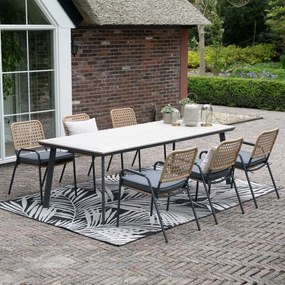 Garden Impressions Penedo tuintafel 230x100 cm - light teak vironwood