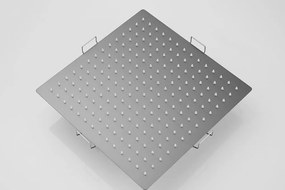 Saniclear Plus inbouw regendouche met inbouw douchekop 30x30cm, glijstang en staafhanddouche verouderd ijzer - gunmetal