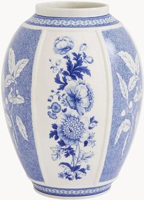 Porseleinen vaas Blue Italian British Flowers, H 26 cm
