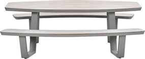 Garden Impressions Sarria picknick set ovaal 220 x 193 cm - taupe