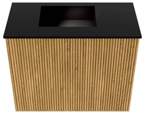Mondiaz Joya 50cm toiletmeubel oak met wastafel faye links zonder kraangat urban