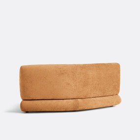 Omvormbare 2-zitsbank in dik fluweel, HOOVER