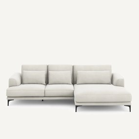 XL hoekbank rechts in linnen fluweel, MARSILE