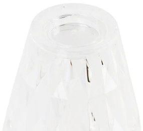 Buitenlamp Tafellamp transparant incl. LED IP54 oplaadbaar - Crystal Klassiek / Antiek IP54 Buitenverlichting rond Lamp