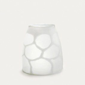 Vaas in mat glas, H28 cm, Arca