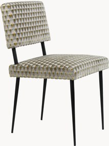 Fluwelen eetkamerstoel M-Chair