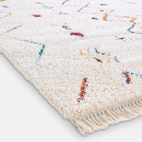 Vloerkleed in Berberse stijl, gekleurd  XL, Miro