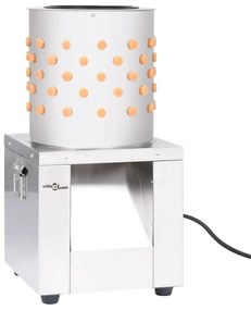 vidaXL Plukmachine 119 vingers 150 W roestvrij staal