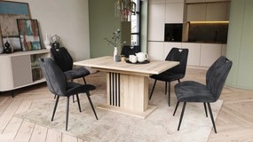 LEONEL Sonoma Eik – MODERNE VOUWTAFEL TOT 180 cm!