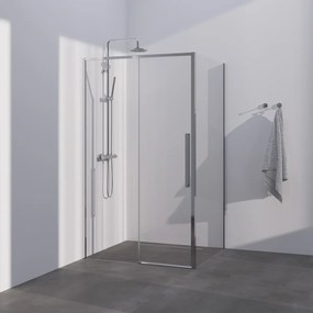 Brauer Season douchecabine met schuifdeur 120x90cm chroom