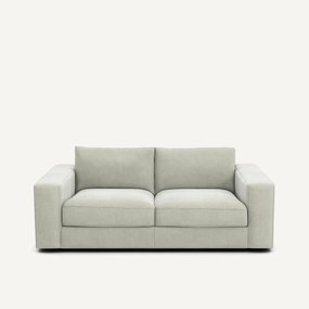 Compacte 3-zitsbank in stonewashed fluweel, SKANDER