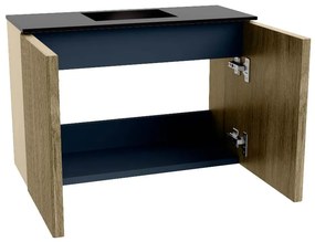 Mondiaz Joya 60cm toiletmeubel dusk met wastafel faye midden 1 kraangat urban