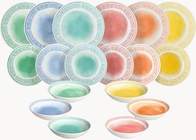 Porseleinen serviesset Madison Sorbetto, 6 personen, 18-delig