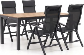 + 15% kassakorting | Diningset Bellagio | 4 personen | Tuinset polywood | 5-delig | Kees Smit Tuinmeubelen