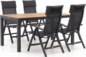Diningset Bellagio | 4 personen | Tuinset polywood | 5-delig | Kees Smit Tuinmeubelen