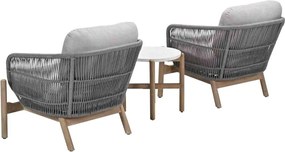 Garden Impressions Aberdeen loungeset 3-delig - grey sand