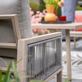 Garden Impressions San Capri lounge dining set 7-delig links - light oak look