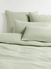 Gewassen linnen dekbedovertrek Airy