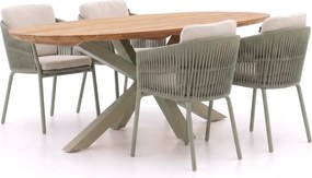 Diningset Hartman | 4 personen | Tuinset teakhout | 5-delig | Kees Smit Tuinmeubelen