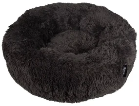 DISTRICT70 Huisdierenmand FUZZ L donkergrijs