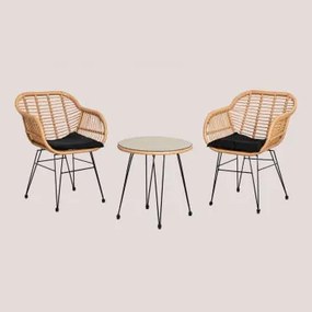 Set Van Meibel Voor Buiten Van Staal Zwart - Sklum