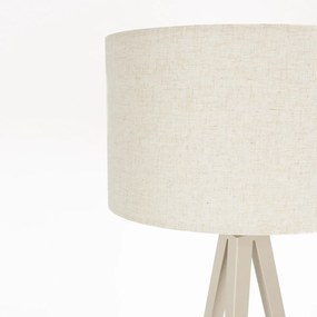 Zuiver Tripod Driepoot Vloerlamp Beige