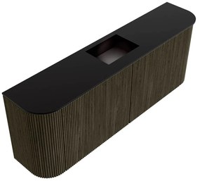 Mondiaz Joya 115cm toiletmeubel ronding links/rechts shadow met wastafel faye midden zonder kraangat urban