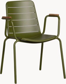 Tuinstoel Parc met teakhouten armleuningen