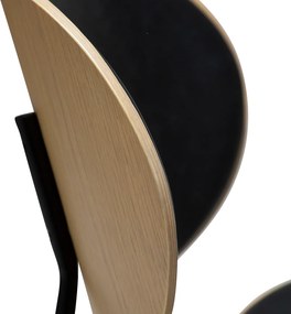 Dan-Form Clementina Design Eetkamerstoel Whitewash Eiken En Leer