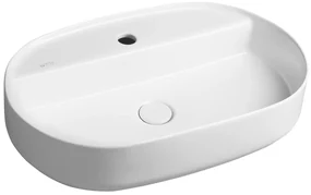 Isvea Infinity waskom 60x40cm met kraangat wit mat
