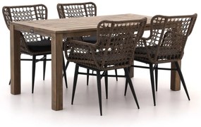 Intenso Busso/ROUGH-S 160cm dining tuinset 5-delig