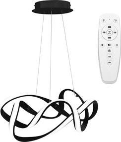 Moderne LED plafondlamp PILOT EVE APP820-CP ZWART
