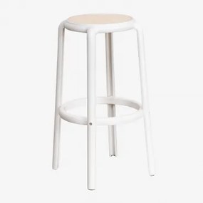Set Van 4 Hoge Tuinkrukken Omara ↑75 Cm & Gardenia Wit - Sklum