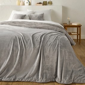 Beddensprei in fleece en sherpa, Maxine