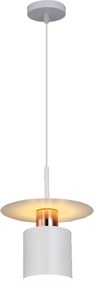 Hanglamp APP1146-1CP Wit Roségoud