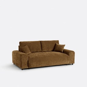 2-zits rechte bank in gevlamd chenille, GALENE