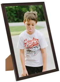 vidaXL Fotolijsten 3 st voor wand of tafel 29,7x42 cm MDF zwart