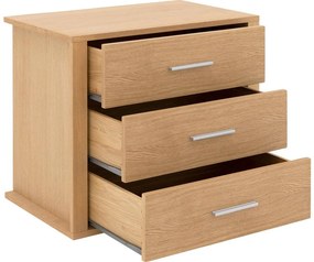 Goossens Inzetladenblok Wood Nature, Inzetladenblok met 3 lades