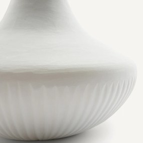 Vaas in ondoorzichtig glas met groeven, Mistrie