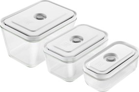 ZWILLING Fresh &amp; Save Vacuümdozenset, S/M/L / 3-delig, Glas, Grijs - Fresh &amp; Save - ZWILLING