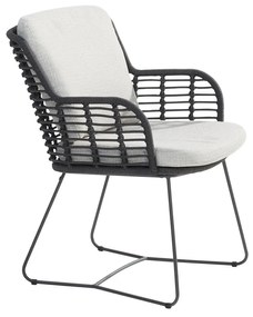 4 Seasons Outdoor Fabrice lounge dining stoel - donker grijs