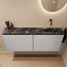 Mondiaz Ture DLux toiletmeubel 120cm plata met wastafel lava rechts zonder kraangat